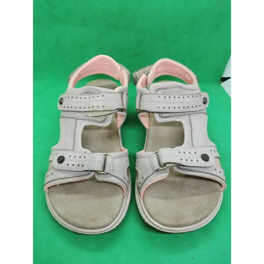 SAS Embark Sandals Womens Sz 8.5 M Taupe Walking Tripad Comfort Adjustable Strap